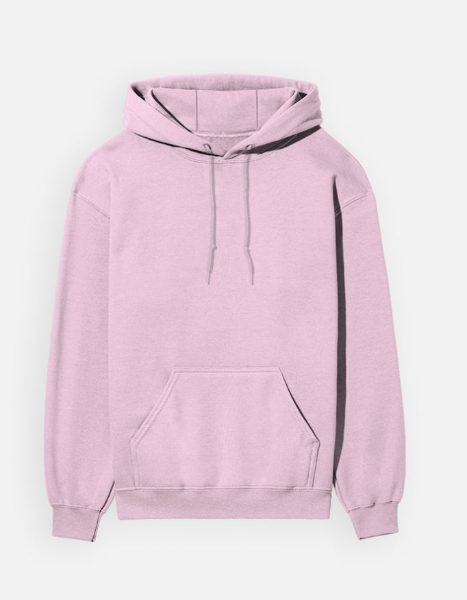 Tevayaa Light Baby Pink Female Classic Hoodies – 300 GSM