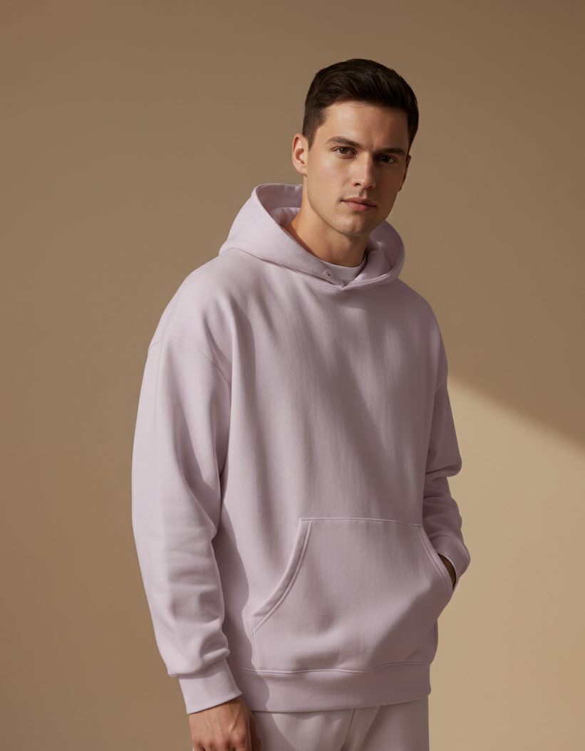 TEVAYAA Unisex Oversized Solid Hoodie