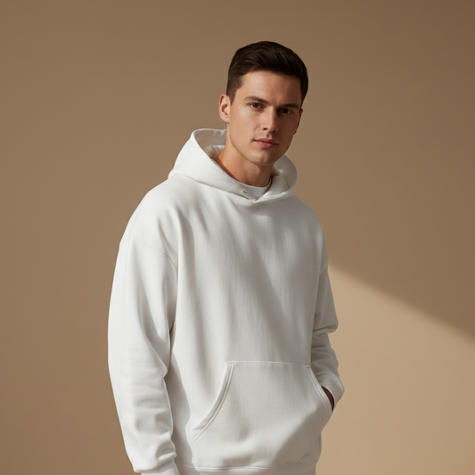 TEVAYAA Unisex Oversized Solid Hoodie