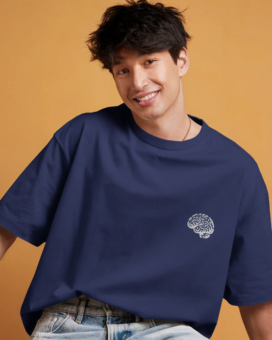 TEVAYAA Over Think Unisex Oversized Classic T-Shirt