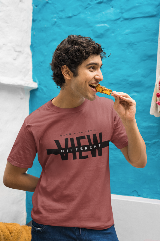 TEVAYAA Different View Men Classic Crew T-Shirt