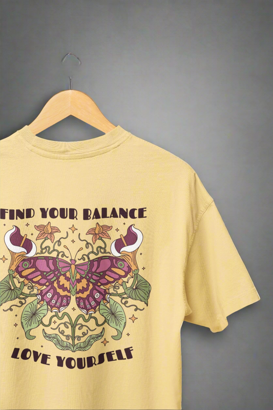 TEVAYAA Love Yourself Men Oversized Standard T-Shirt