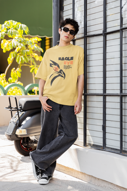 TEVAYAA Eagle Eye Men Oversized Standard T-Shirt