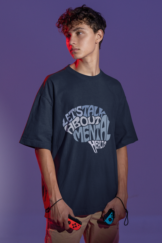 TEVAYAA Mental Health Men Oversized Classic T-Shirt