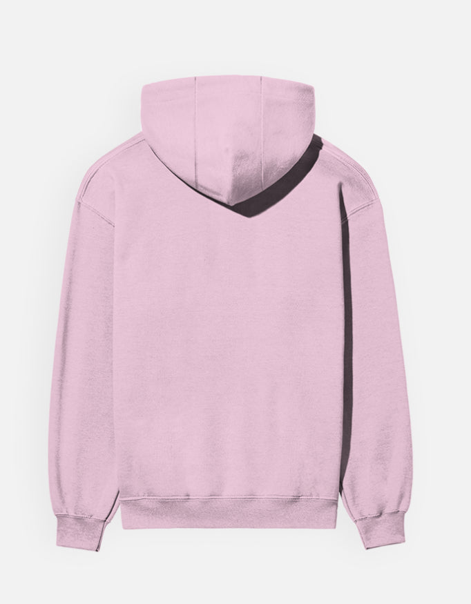 Tevayaa Light Baby Pink Female Classic Hoodies – 300 GSM