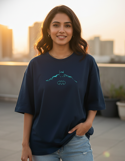 TEVAYAA Neon Batman Tee Female