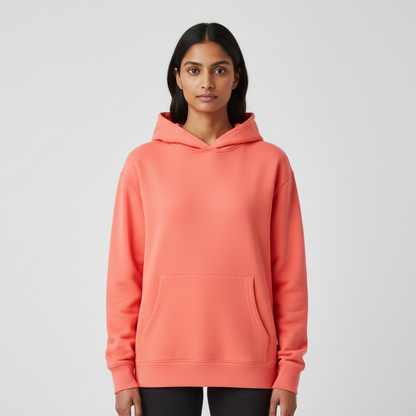 Tevayaa Coral Female Classic Hoodies – 300 GSM