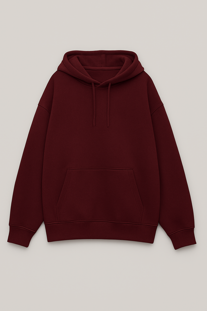 TEVAYAA Unisex Oversized Solid Hoodie
