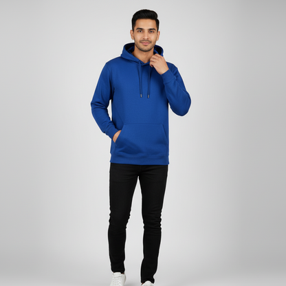 Tevayaa Royal Blue Classic Hoodies – 300 GSM