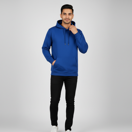 Tevayaa Royal Blue Classic Hoodies – 300 GSM