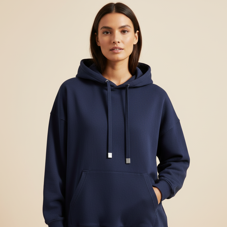 TEVAYAA Unisex Oversized Solid Hoodie