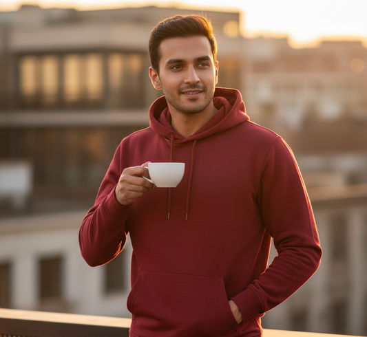 Tevayaa Red Classic Hoodies – 300 GSM