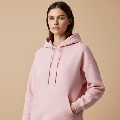 TEVAYAA Unisex Oversized Solid Hoodie