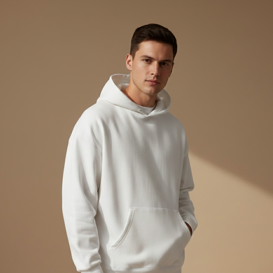 TEVAYAA Unisex Oversized Solid Hoodie