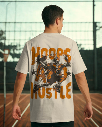 TEVAYAA Hoops & Hustle Unisex Oversized T-Shirt