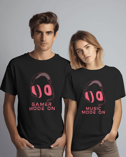 TEVAYAA Gamer Mode Unisex Oversized Classic T-Shirt