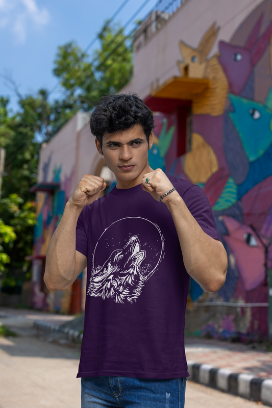 TEVAYAA Howling Men Classic Crew T-Shirt