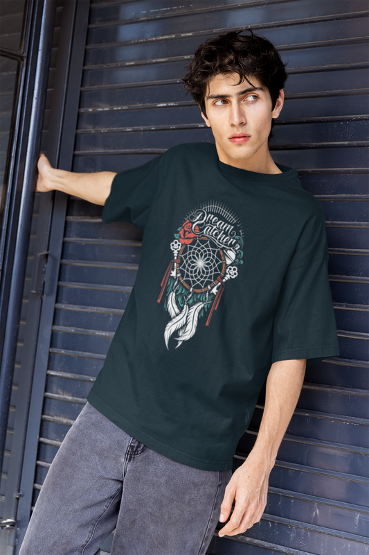 TEVAYAA Dream Catcher Men Oversized Classic T-Shirt