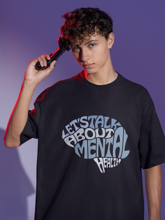 TEVAYAA Mental Health Men Oversized Classic T-Shirt