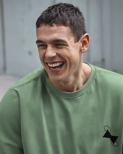 TEVAYAA Har Har Mahadev Men Terry Cotton Oversized Tee